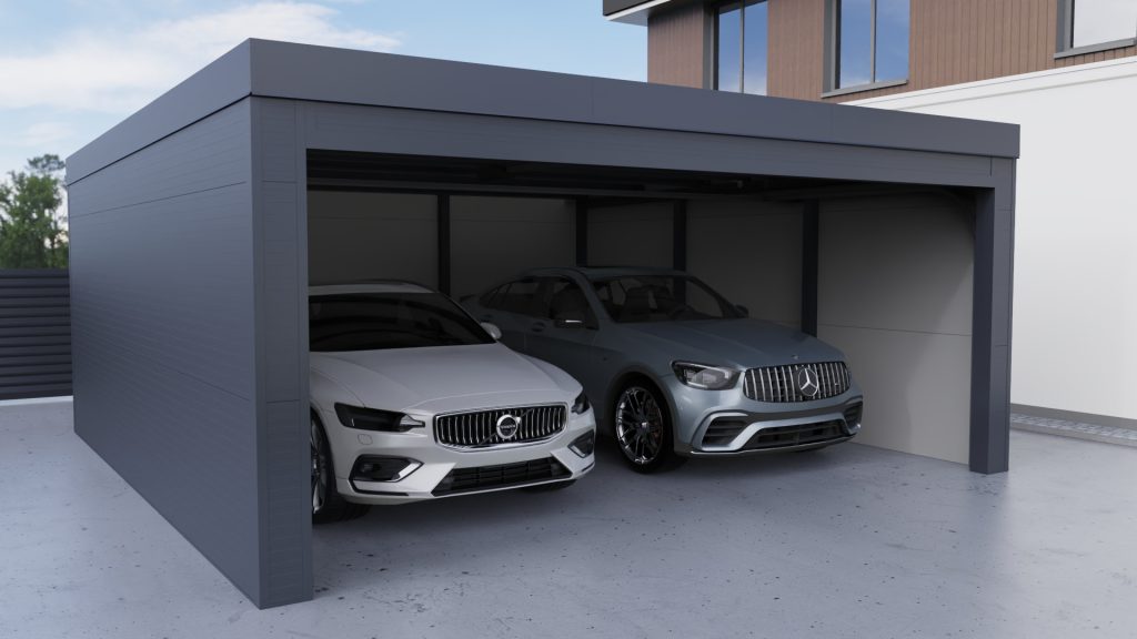 Brama segmentowa Hörmann otwarta