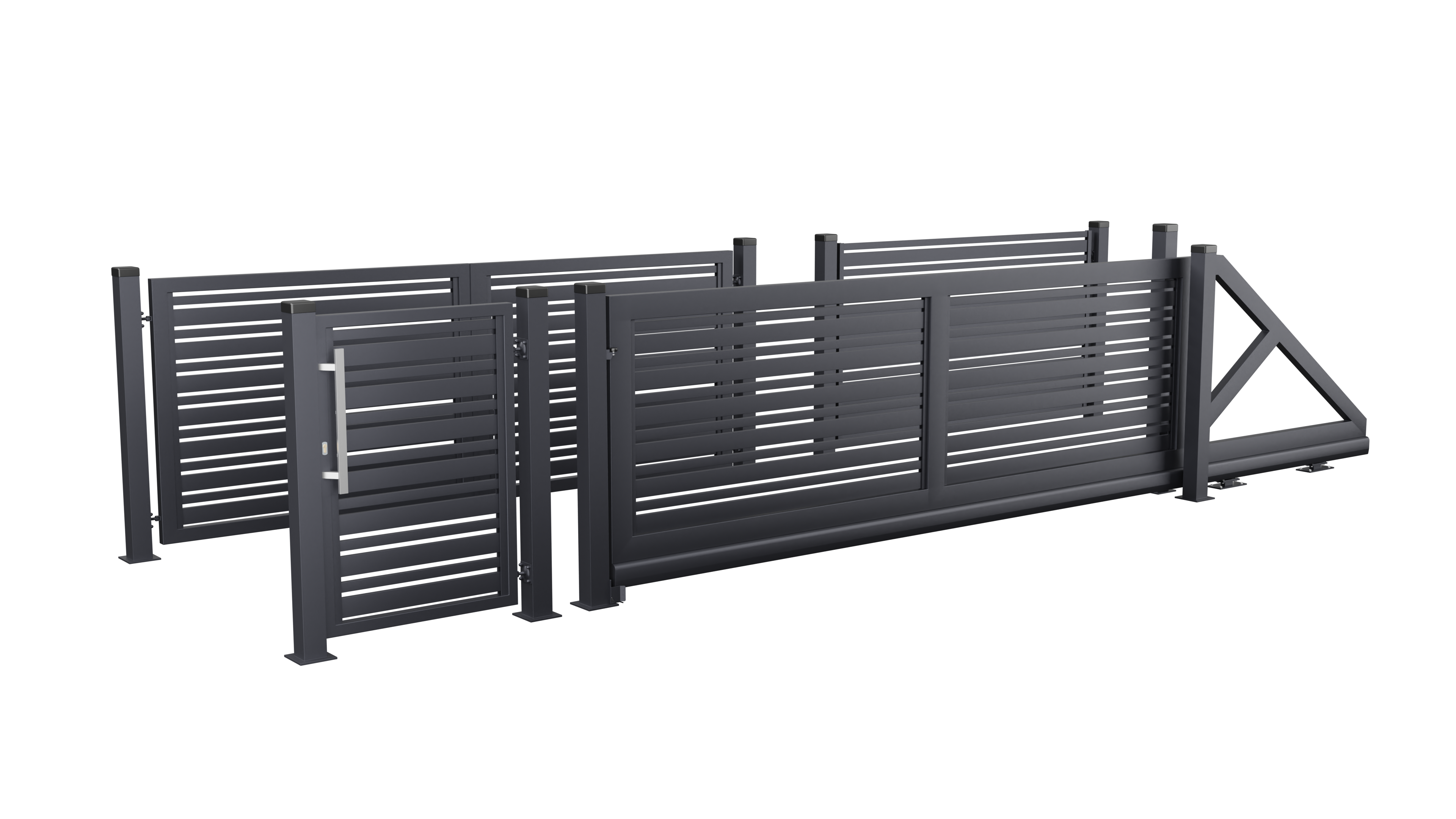 Aluminium-Einfahrtstor: Drehflügeltor oder Schiebetor? Der große Vergleich 