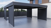 Doppelcarport - 4x Jalousie Premium Wand