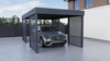 Carport für ein Auto - 4x Palisade Plus Wand