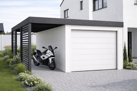 Gedämmter Carport mit Hörmann-Tor