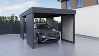 Carport für ein Auto - 4x PIR-Wand