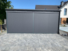 Doppelcarport + Abstellraum auf der Rückseite - PIR - 4x Jalousie Premium Wand