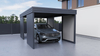 Carport für ein Auto - 4x PIR-Wand
