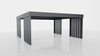 Carport für zwei Autos – 4× Wand Modern+ Goldene Eiche Senkrecht