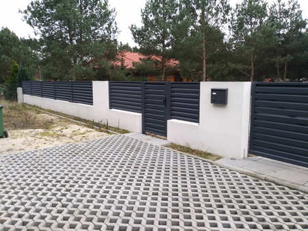 Brama skrzydłowa Żaluzja Premium