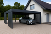 Přístřešek pro dvě auta – 4× stěna Modern+ svislá