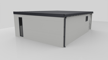 Gedämmte Garage mit zusätzlichem Carport – 8,5x6m