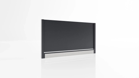 Moderní plotové pole Modul Plný – 250 cm | RAL 7016