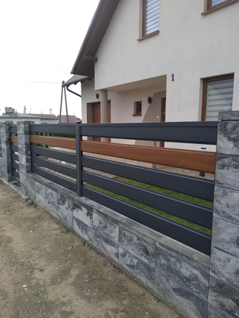 Zaunfeld im Horizontalzaun