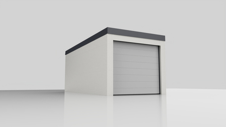 Gedämmte Einzelgarage – aus 6 cm PIR-Paneelen