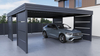 Doppelcarport - 4x Modularwand