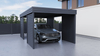 Carport für ein Auto - 4x Jalousiewand Premium