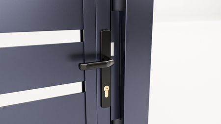 Pforte im Palisaden Plus Zaun