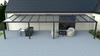 Zadaszenie tarasowe o wymiarach 11x3 m