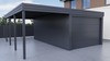 Carport mit PIR-Garage - ohne Seitenwände