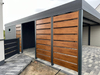 Doppelcarport + Abstellraum auf der Rückseite PIR - 4x Modern+ Wand