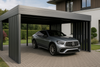 Carport für zwei Autos – 4× Wand Modern+ Senkrecht