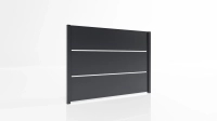 Modernes Zaunfeld Modul 60 – 250 cm | RAL 7016