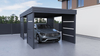 Carport für ein Auto - 4x Modularwand