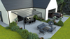 Terrassenüberdachung von 5x2 m