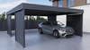 Doppelcarport - 4x Jalousie Premium Wand