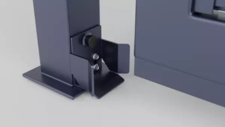 Schiebetor Modul Voll – Durchfahrtsbreite 350 cm | RAL 7016