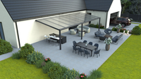 Terrassenüberdachung von 9x2 m