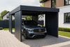 Carport für ein Auto – 4× modulare Seitenwand, vertikal