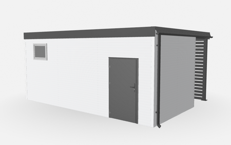 Gedämmter Carport mit Hörmann-Tor