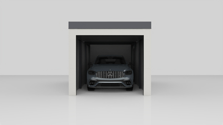 Gedämmte Einzelgarage – aus 6 cm PIR-Paneelen