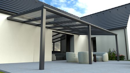 Terrassenüberdachung von 7x3,5 m