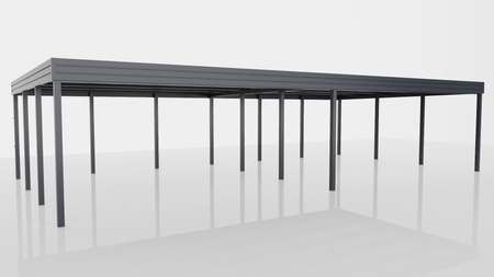 Víceúčelový přístřešek - bez stěn