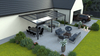 Terrassenüberdachung von 7x2,5 m