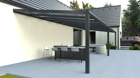 Terrassenüberdachung von 11x4,5 m