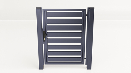 Pforte im Palisadenzaun