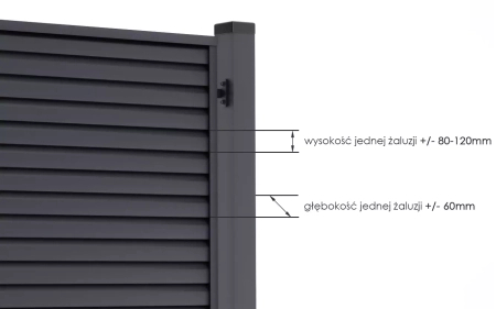 Jalousie Premium Flügeltor