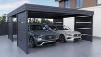 Doppelcarport - 4x Modularwand