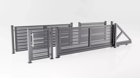 Horizontales Drehtor Premium